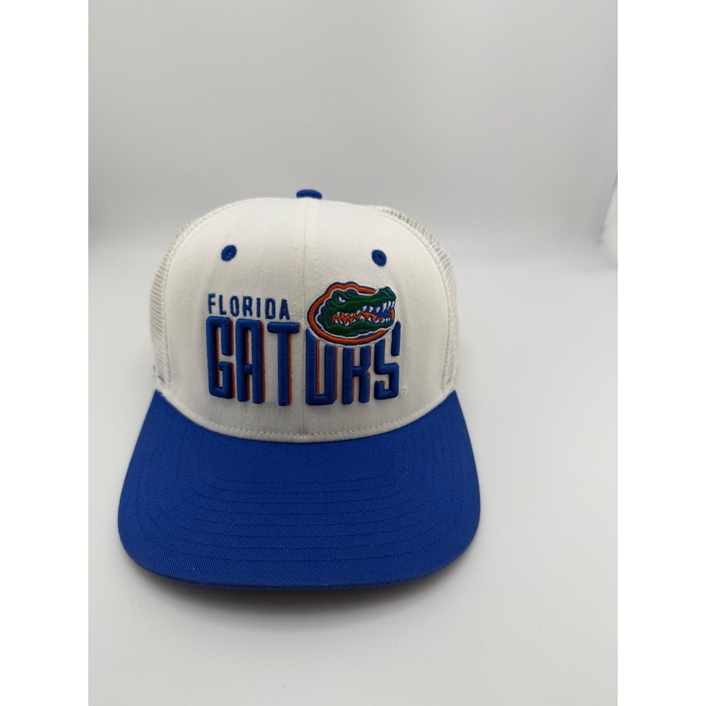 Florida Gators‎ Captivating Headwear Trucker Hat Blue White Snapback Mesh Cap